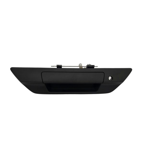 MANIJA DE PORTON HILUX 2016-2026 C/D DX NEGRA CON AGUJERO PARA LLAVE ORIGINAL - Imagen 2