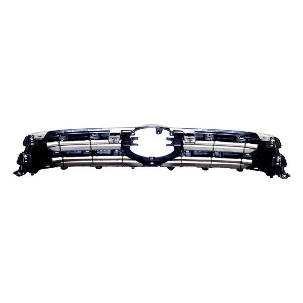 PARRILLA DE FRENTE HILUX 2016-2018 SR-SRV-SRX CROMADA COMPLETA SIN LOGO FPI TAILANDIA - Imagen 2