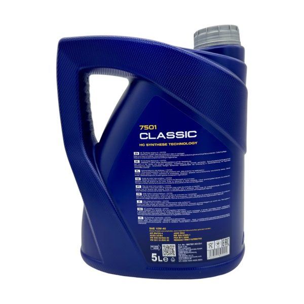 ACEITE DE MOTOR MANNOL 10W40 SEMI SINTETICO X 5L - Imagen 2