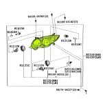 OPTICA COROLLA 2011-2013 COMUN * NO XENON * DERECHA DEPO TAIWAN - Imagen 3