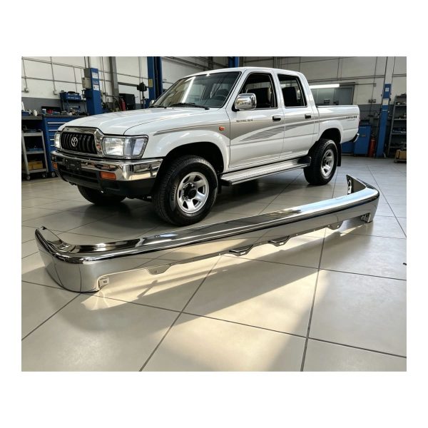 PARAGOLPE DELANTERO HILUX 2001-2004 3.0-5L *CROMADO* TAIWAN - Imagen 3