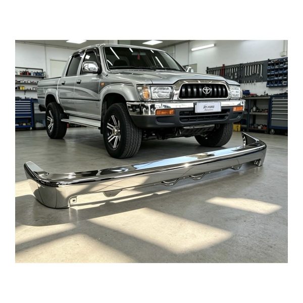 PARAGOLPE DELANTERO HILUX 2001-2004 3.0-5L *CROMADO* TAIWAN - Imagen 4