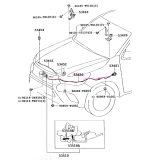 CABLE TIRA CAPOT  HILUX-SW4 2016-2026 Original - Imagen 2
