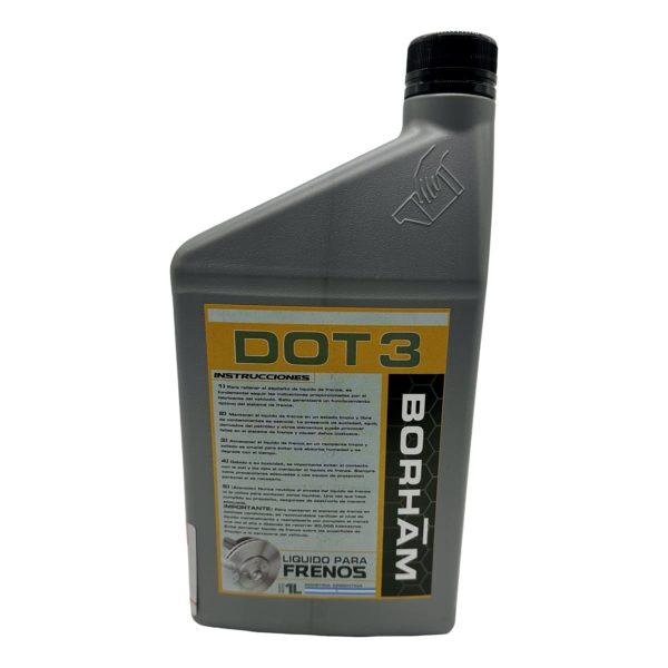 LIQUIDO DE FRENOS "TIPO 3" X 1 LITRO  BORHAM - Imagen 2