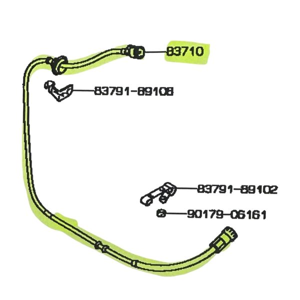 CABLE DE VELOCIMETRO HILUX 1992-2004 4X2 2.8-3.0 3L-5L JAPON - Imagen 6