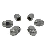 JUEGO X 6 TUERCAS DE RUEDA HILUX-SW4 1992-2026 LLANTA CHAPA ORIGINAL