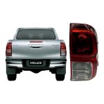 FARO TRASERO HILUX 2016-2026 DERECHO CON PORTALAMPARAS FAL