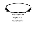 ***LIQUIDACION*** JUEGO PASTILLAS DE FRENOS DELANTERAS RAV4 2005-2017 Toyako - Imagen 2