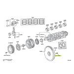 BULON DE VOLANTE DE MOTOR HILUX-SW4 2005-2026 1KD/2KD/1GD/2GD MANUAL - Imagen 4