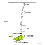 RETENEDOR DE PALANCA CAMBIOS HILUX 4X4 2016-2026 /SW4 2016-2021  ORIGINAL - Imagen 5