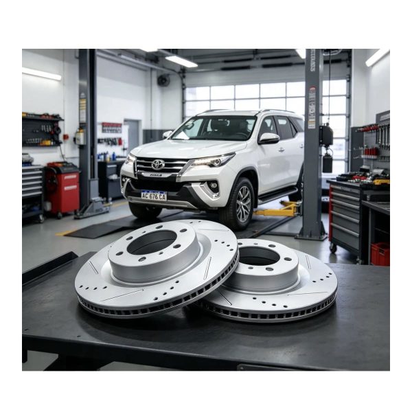 JUEGO DE DISCOS DE FRENO DELANTERO *VENTILADOS *SW4 2016-2026 /HILUX ANCHA/ HILUX GR - Imagen 6